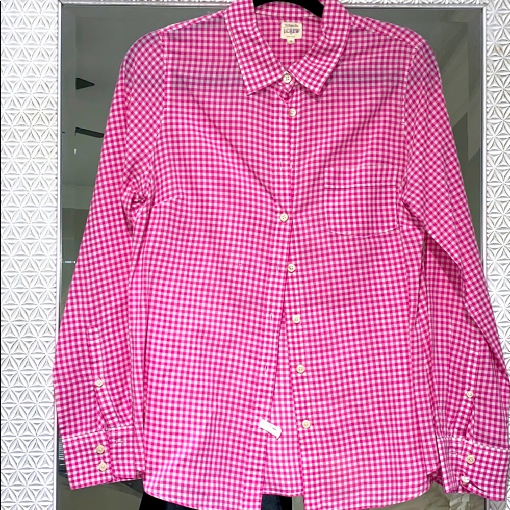 Gingham button down